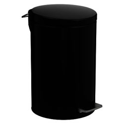 Brabantia Pedal Bin, Matt Black, 12L